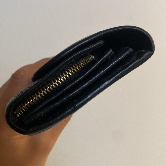 Chloé Black long Wallet with gold details - Picture 7 of 11